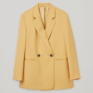COS - Oversized Double Breasted Wool Blend Blazer